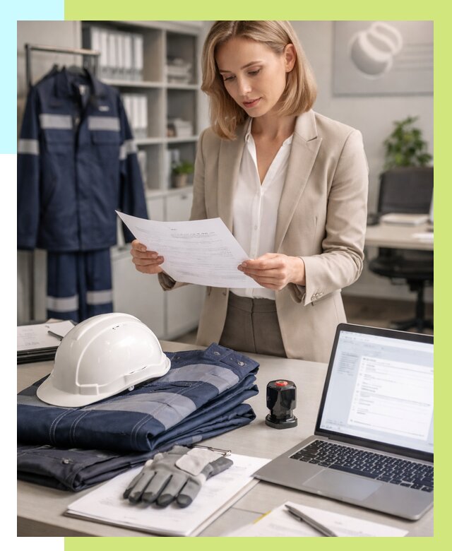 Сертификация спецодежды в Вятских Поляне от 7105 р. | Алешин-Втс