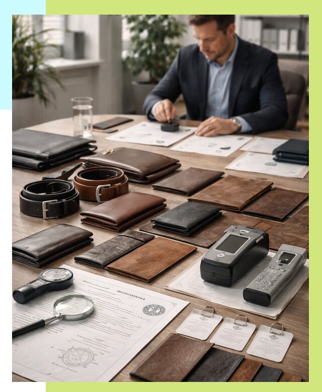 Сертификация кожаных изделий в Вятских Поляне от 12180 р. | Алешин-Втс