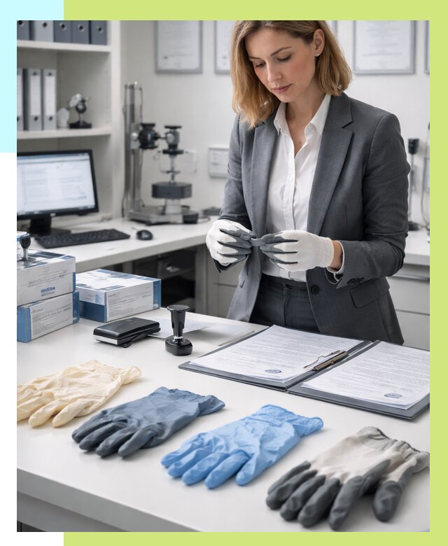 Сертификация перчаток в Вятских Поляне от 8628 р. | Алешин-Втс