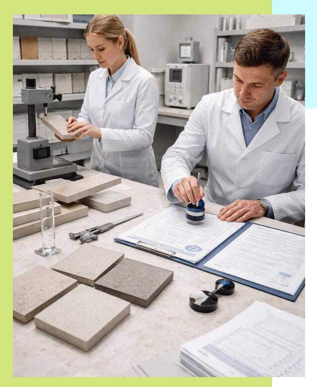 Сертификация плитки и керамики в Вятских Поляне с документами