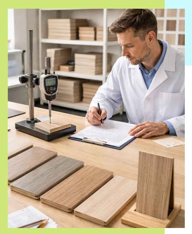 Сертификация ламината с испытаниями и оформлением документов в Вятских Поляне