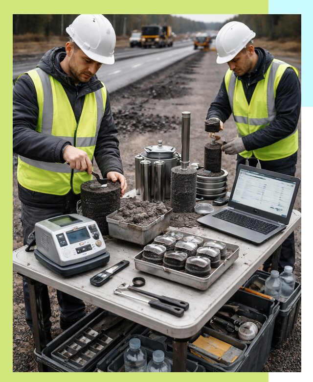 Сертификация асфальта: испытания и подтверждение в Вятских Поляне