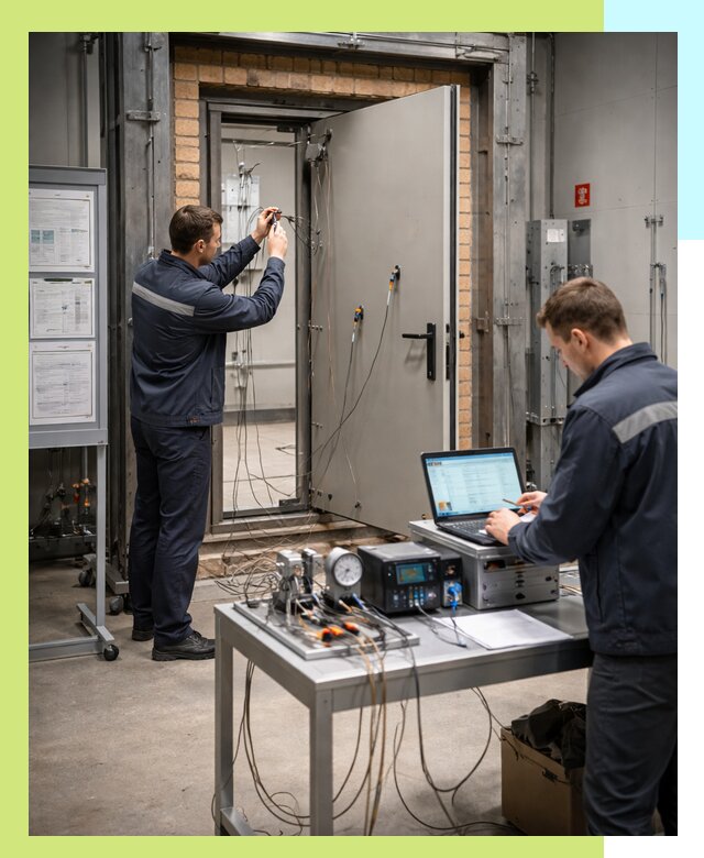 Сертификация противопожарных дверей в Вятских Поляне по ГОСТ и ТР