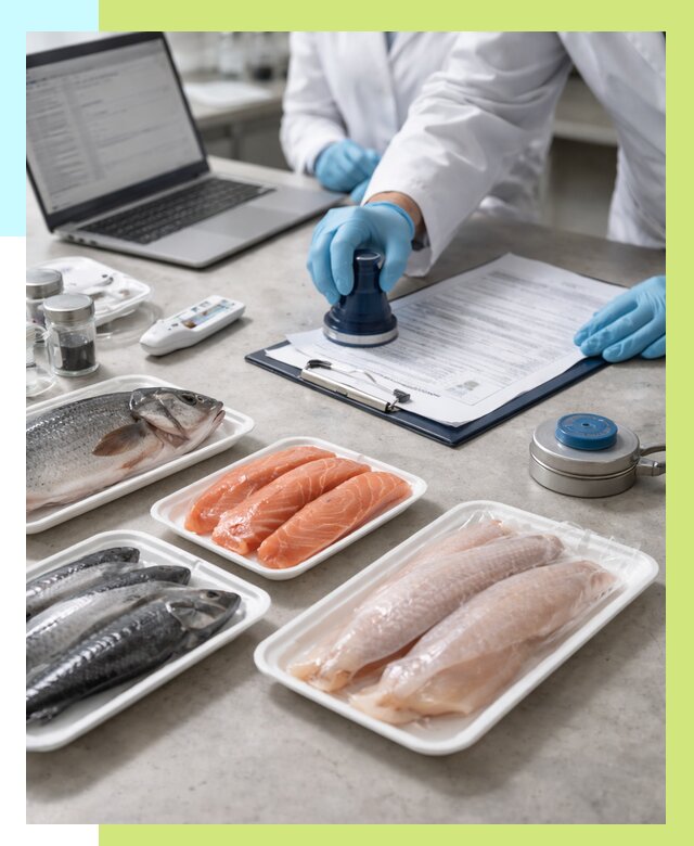 Сертификация рыбы и сертификат в Вятских Поляне от 15225 р. | Алешин-Втс