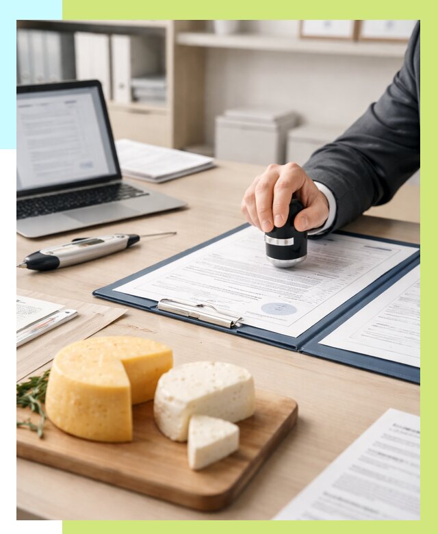 Сертификация сыров в Вятских Поляне от 15225 р | Сертификат на сыр Алешин-Втс