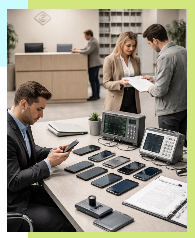 Сертификация телефонов в Вятских Поляне от 25375 р. под ключ | Алешин-Втс