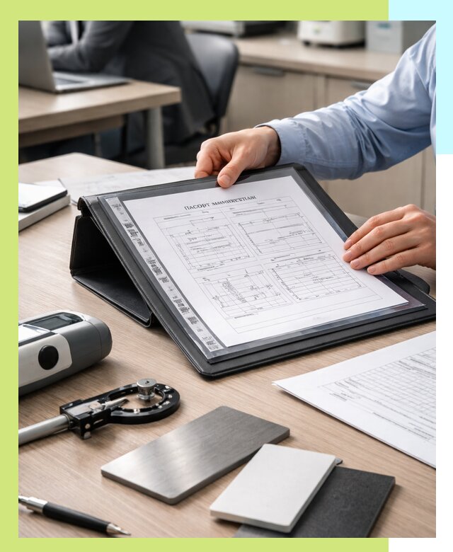 Оформление паспорта материала для продукции в Вятских Поляне