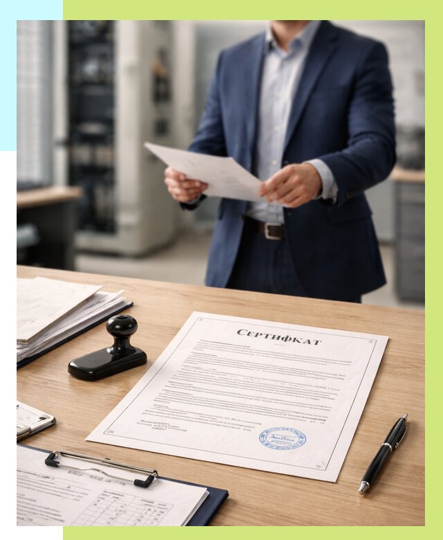 Сертификат на оборудование в Вятских Поляне от 15225 р. | Алешин-Втс