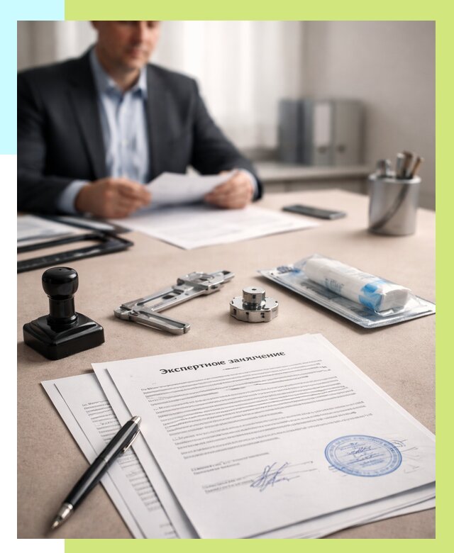 Экспертное заключение на продукцию в Вятских Поляне от 8628 р. | Алешин-Втс