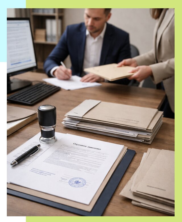 Отказное письмо для таможни в Вятских Поляне от 3045 р, Алешин-Втс