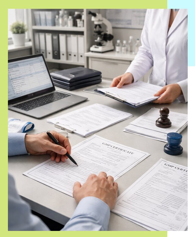 Оформление сертификата GMP в Вятских Поляне для фармпроизводства