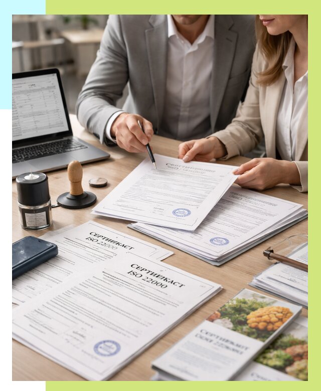 Сертификат ISO 22000 в Вятских Поляне от 40600 р. под ключ | Алешин-Втс