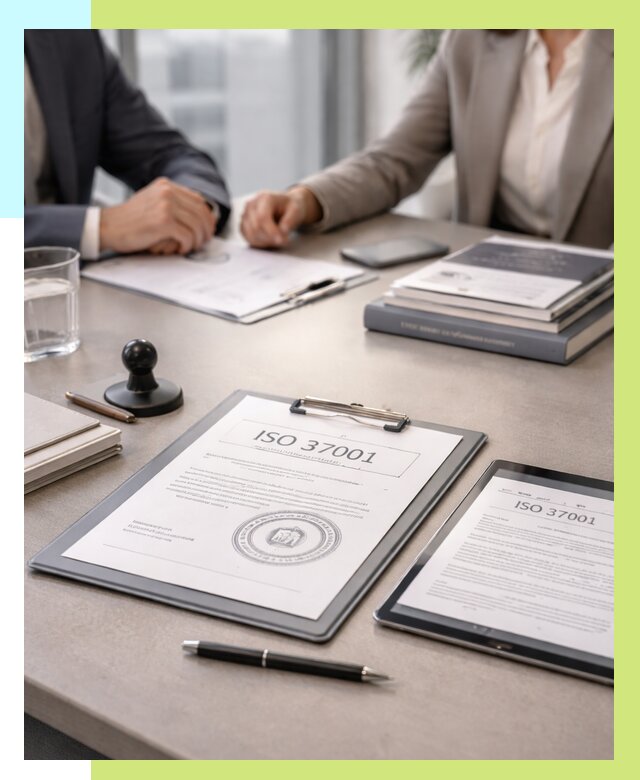 Сертификат ISO 37001 в Вятских Поляне оформить от 121800 р. Алешин-Втс